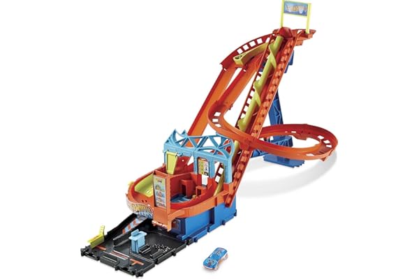 mattel hot wheels 过山车玩具套装 [4岁~] hdp04 橙色