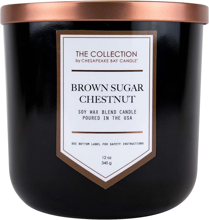 chesapeake bay candle the collection two wick 香味蜡烛,棕糖栗色
