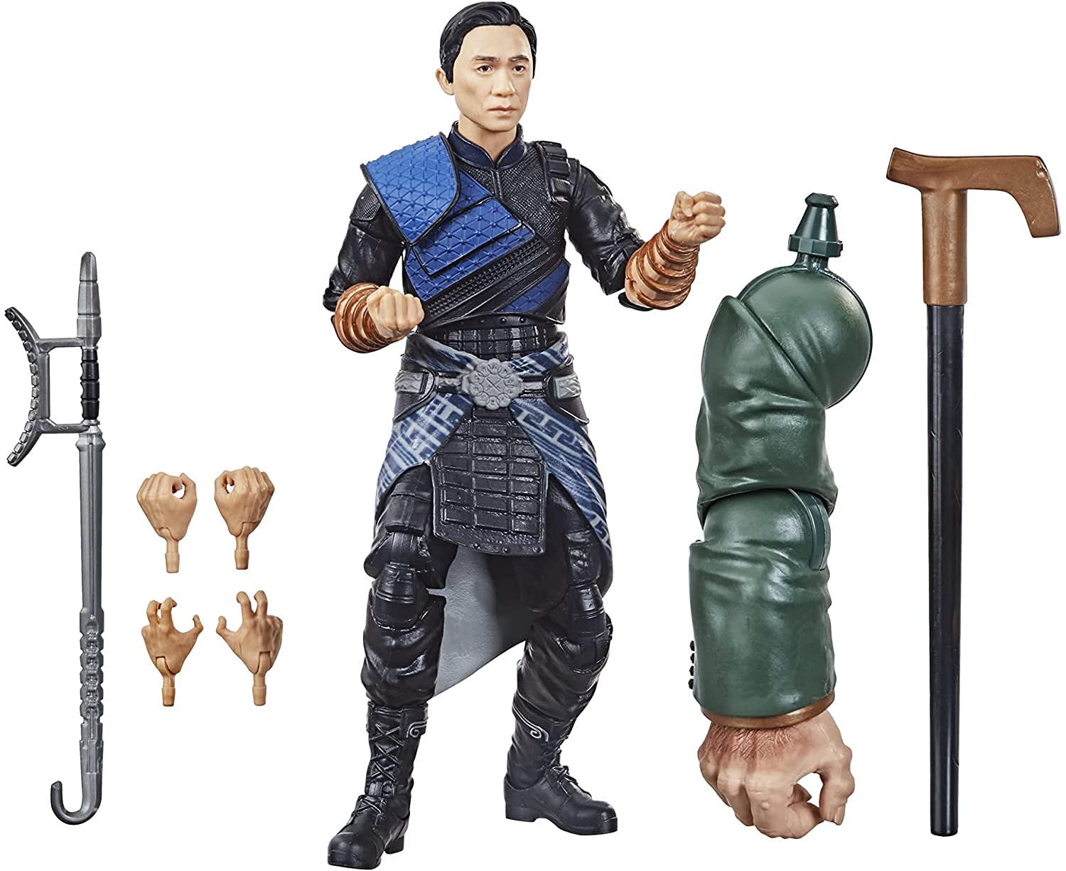 Hasbro Marvel Marvel Legends Series Top Pole and Ten Legend Rings 6 inches (about 15.24 cm) collectible martial arts toys, suitable for children 4 years and older
