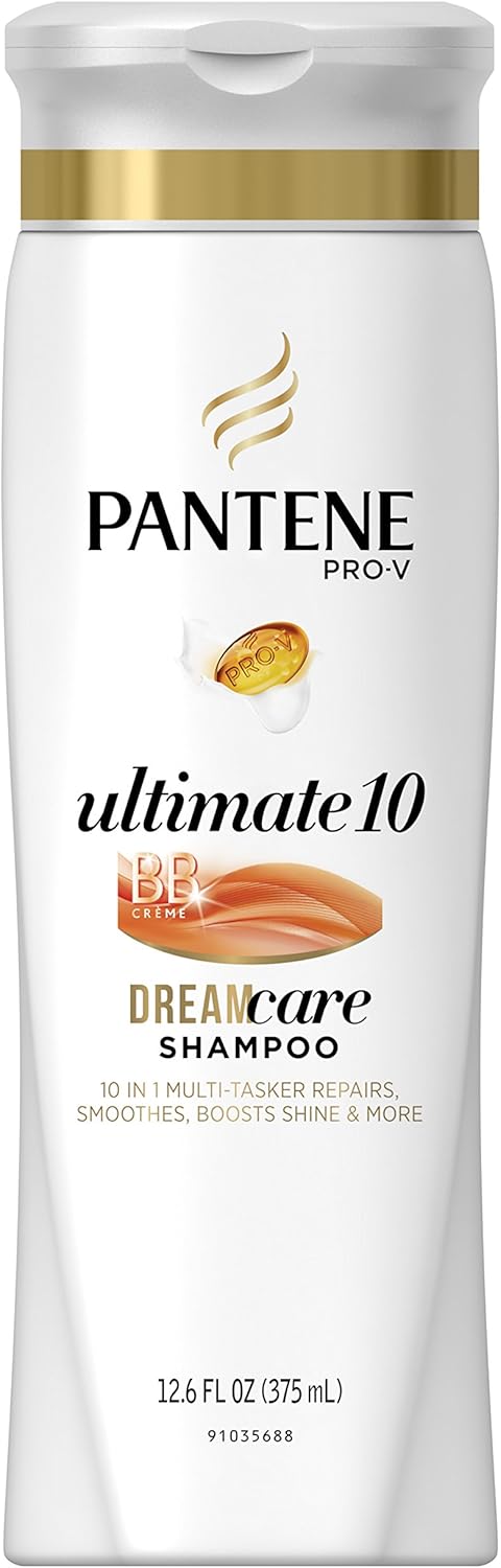 Pantene Argan Oil Shampoo 25.4 OZ and Conditioner 24 OZ for Dry Hair, Smooth and Sleek, Bundle Pack (Packaging May Vary)