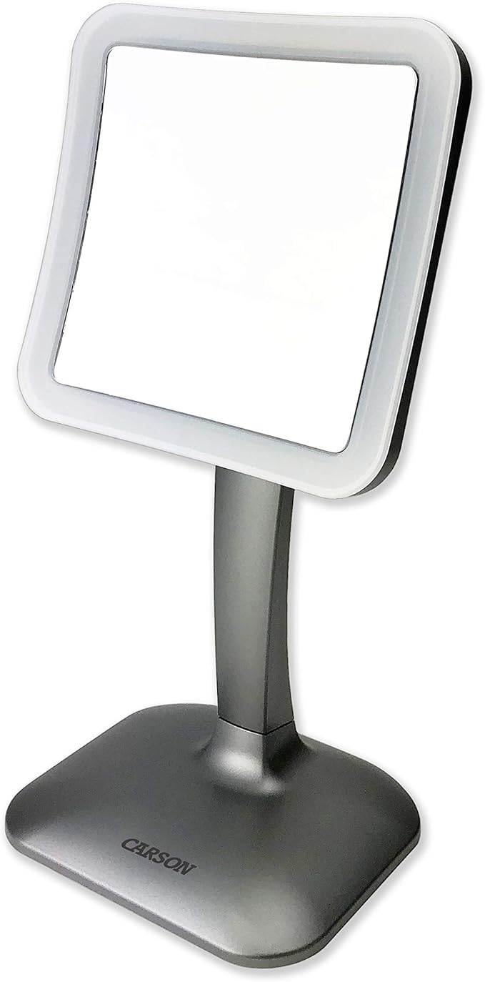 6x 镜子带底座,12.70cm x 12.70cm (mi-30),灰色