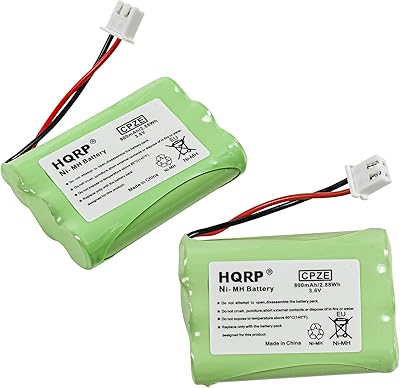 hqrp 2 件装电池适用于 tri-tronics 1038100 1107000 cm-tr103