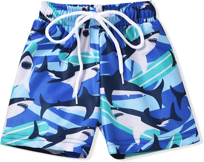 幼儿男婴泳裤速干沙滩鲨鱼短裤儿童泳衣泳裤 1-5 岁