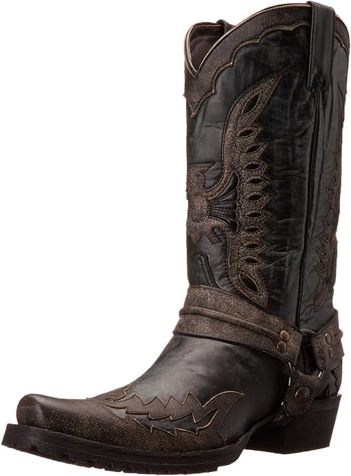 stetson outlaw eagle 男士西部靴