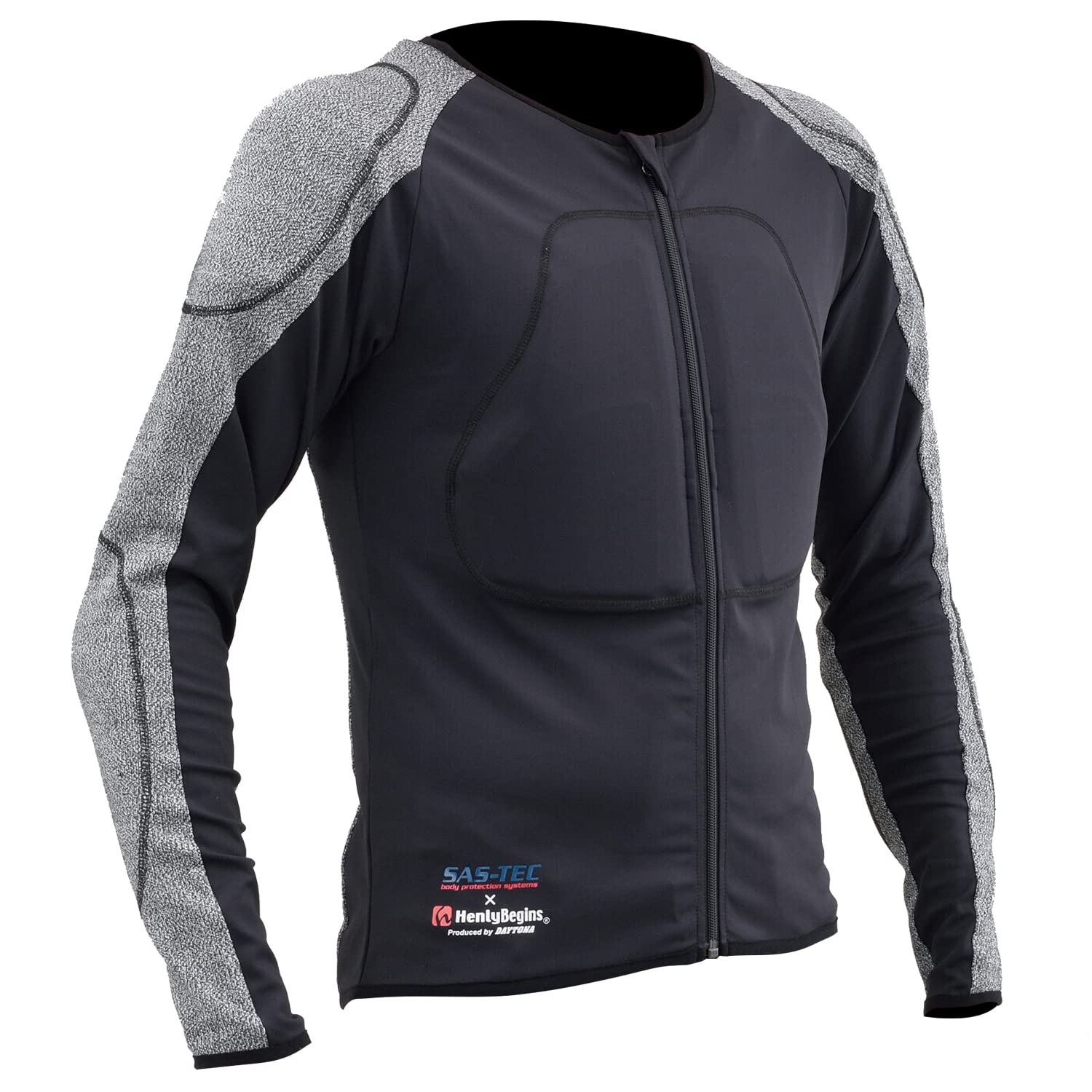 Daytona SAS-TEC Motorcycle Protective Underwear CE Standard Anti-Cutting (HPPE)/ Stretch Fabric HPP-08 Grey M size 8797