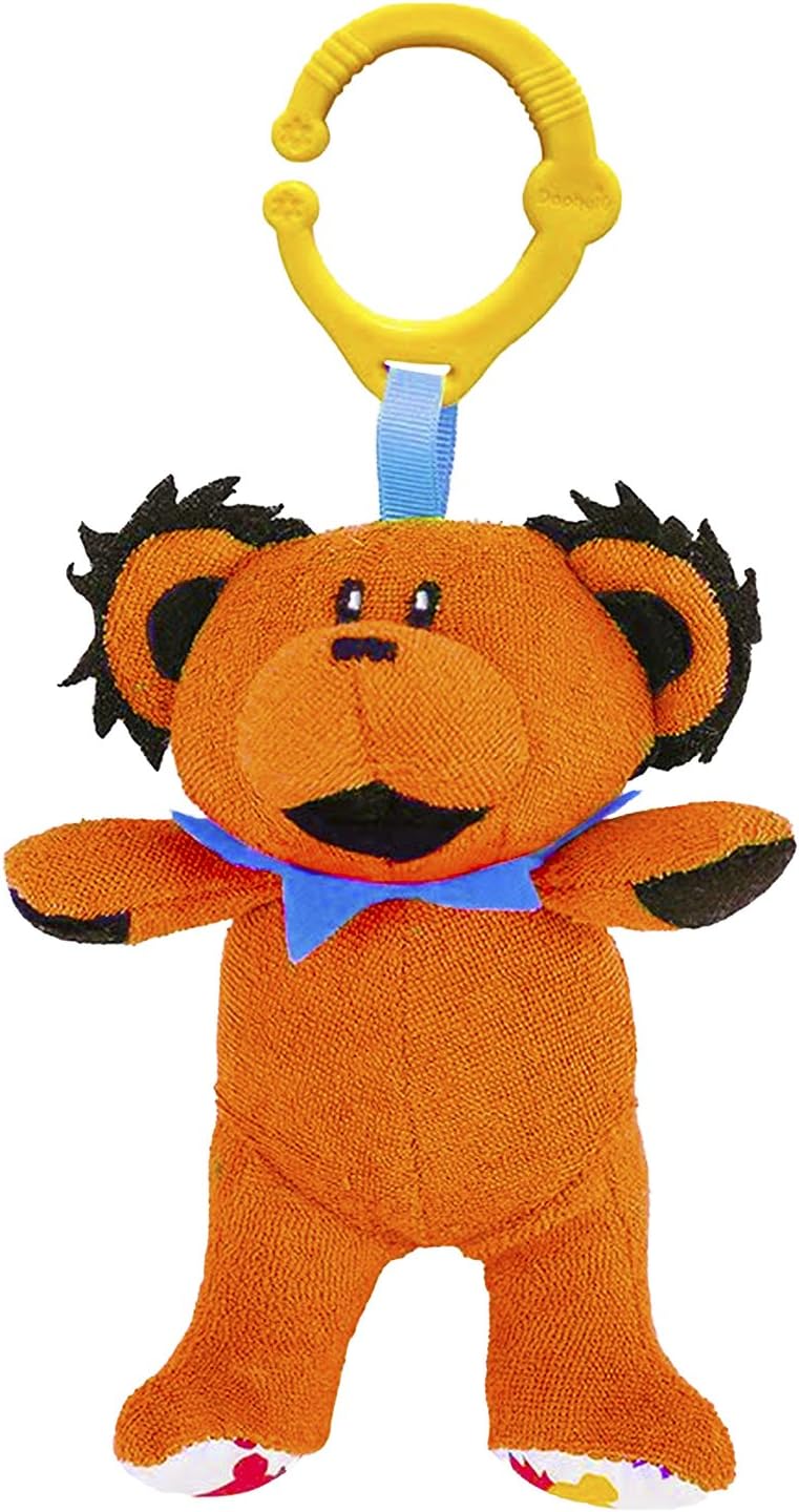 daphyls grateful dead 跳舞熊,婴儿,互动毛绒玩具,橙色