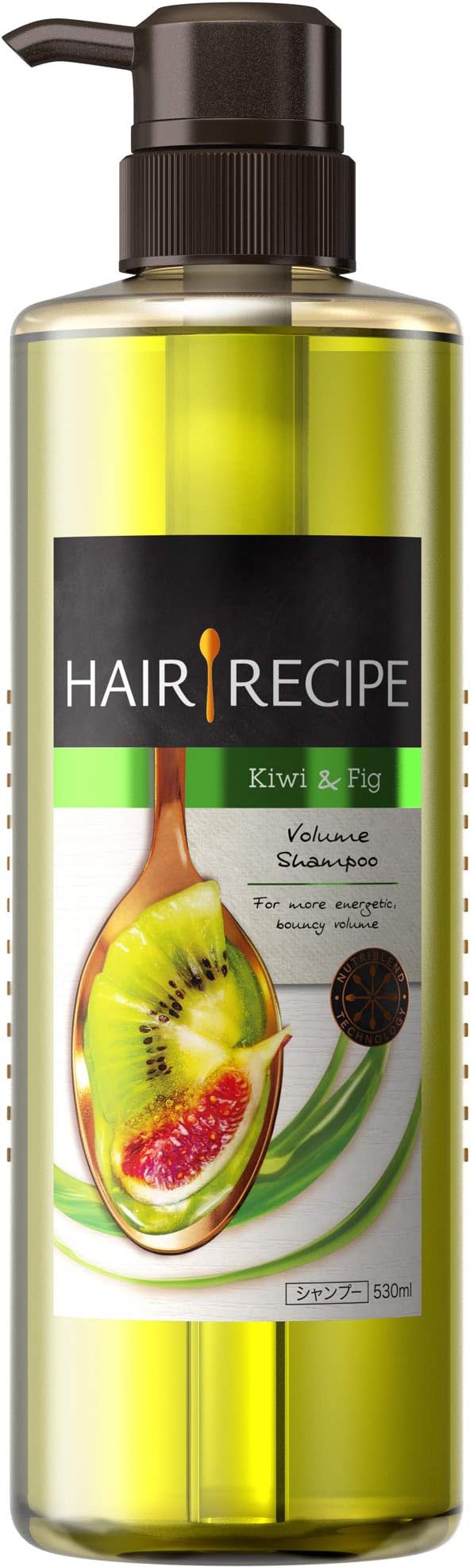 hairrecipe奇异果丰盈洗发水按压装530ml