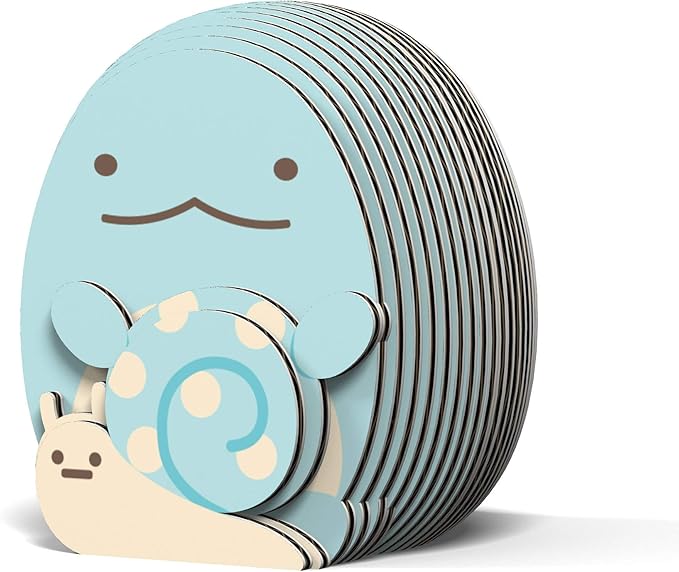 纸质立体拼图 eugy ~桉树~ 角落生物 蜥蜴