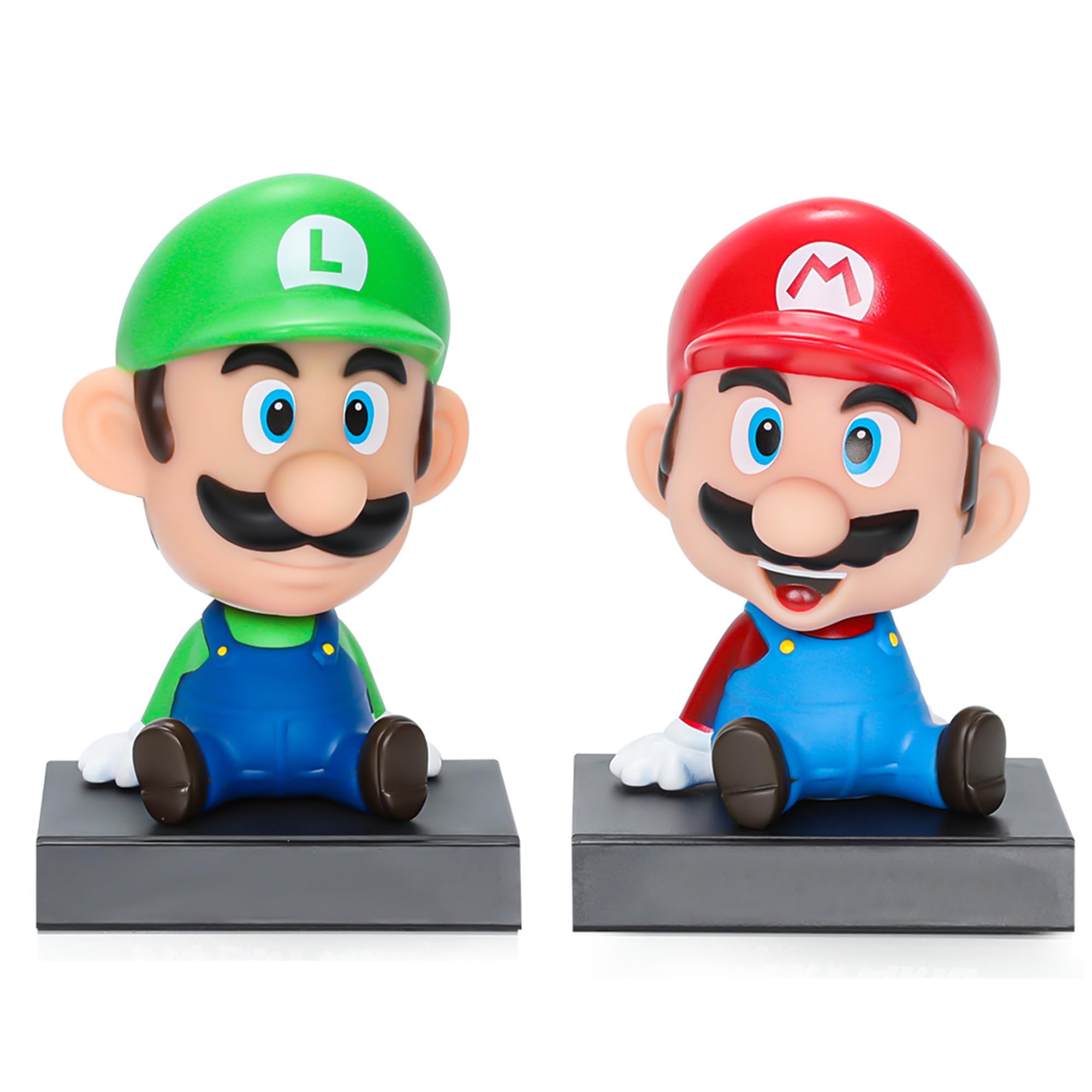 2 cute cartoon theme action cleats set car decoration, car interior decoration, child adult fan car accessories birthday gift set