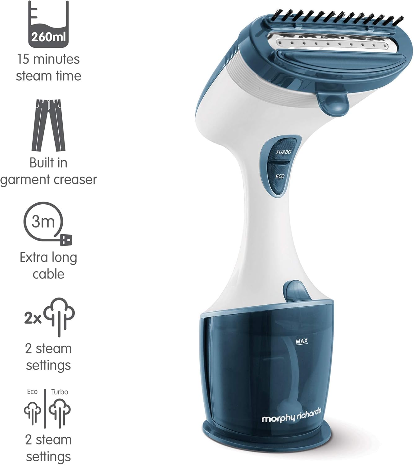 Morphy Richards 摩飞 手持式蒸汽熨烫机杀死细菌令面料清新 亚马逊中国