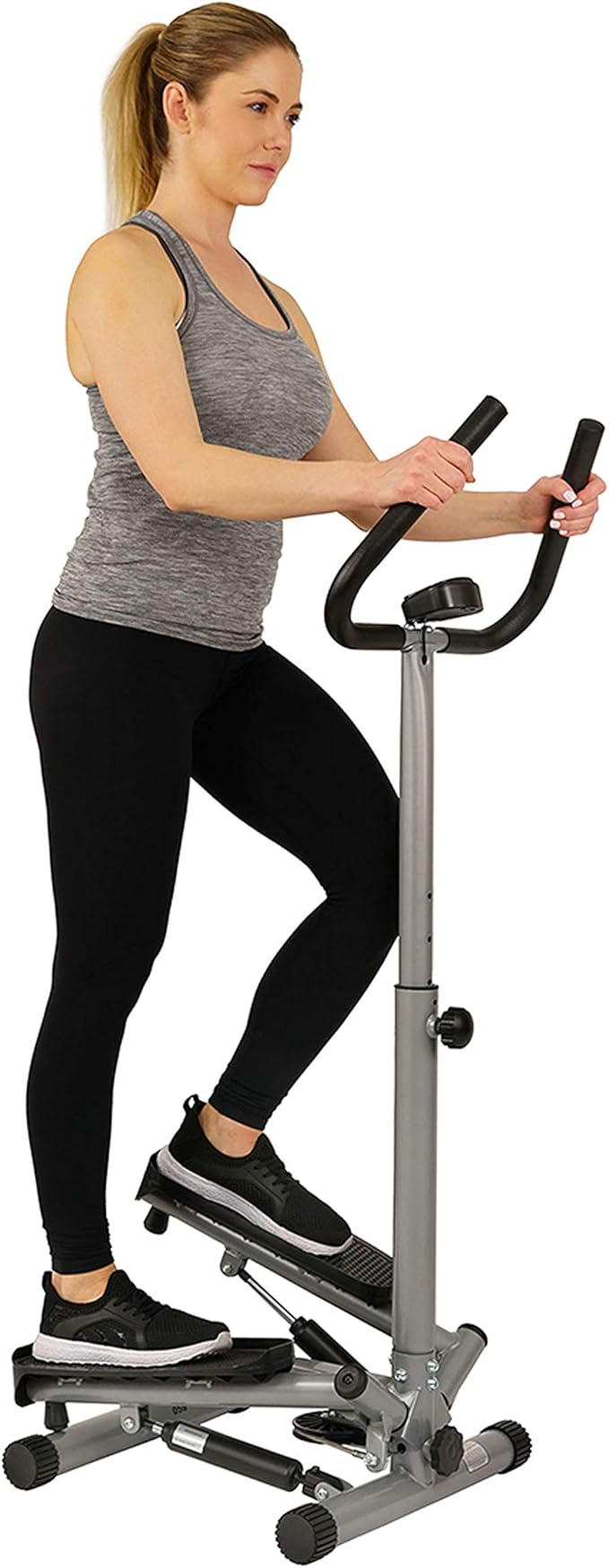 sunny health &amp; fitness twister stepper with handle bar