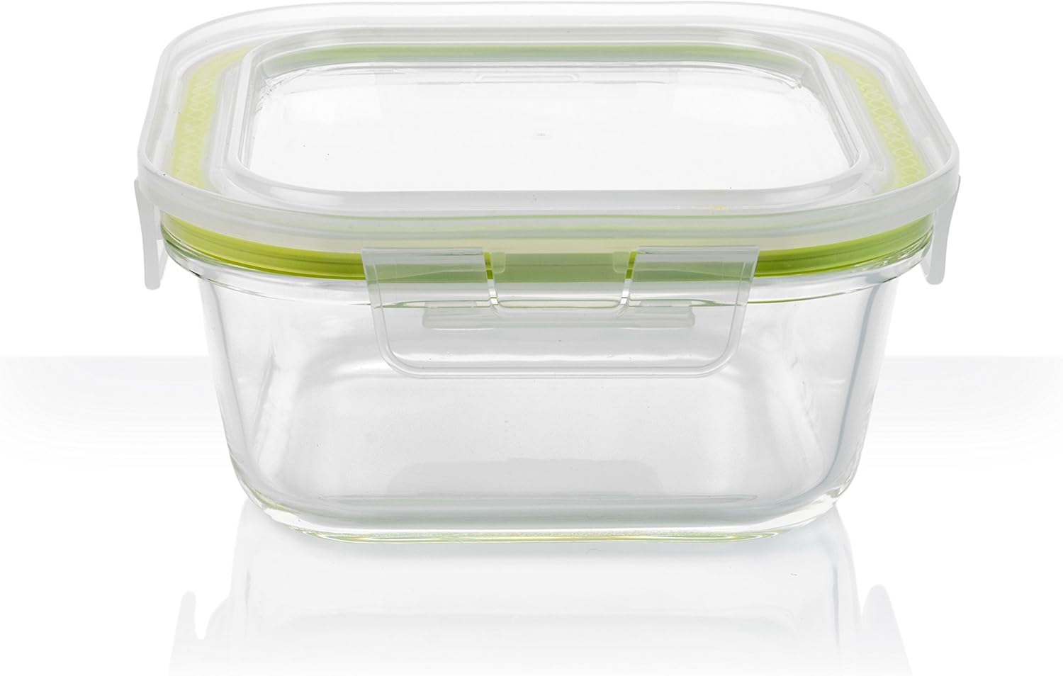 komax a-1037 borosilicate 玻璃烤箱食品保鲜盒,长方形 - 800毫升