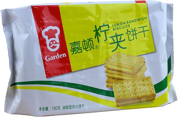 嘉顿 柠檬夹心饼干 180g