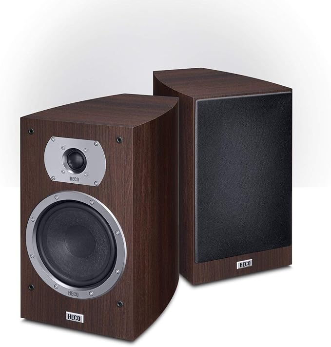 heco 德高 victa prime 低音反射式书架扬声器 espresso