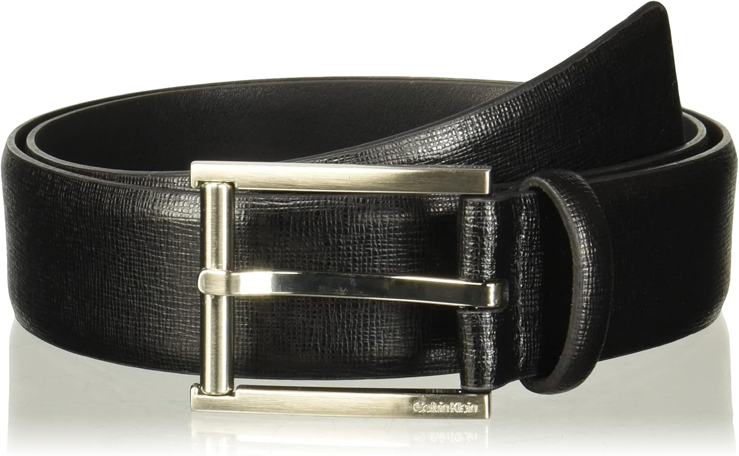 calvin klein 男式纹理皮带 : 亚马逊中国: 服饰箱包