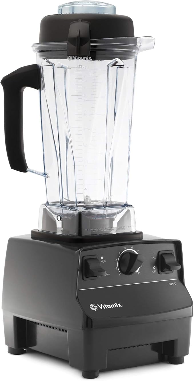 vitamix 5200 破壁机,专业级,64盎司/约1.9升容器,黑色 需配变压器