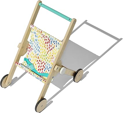 Lovevery The Buddy 婴儿车 木制玩具娃娃婴儿车 适合过家家游戏 亚马逊中国 玩具