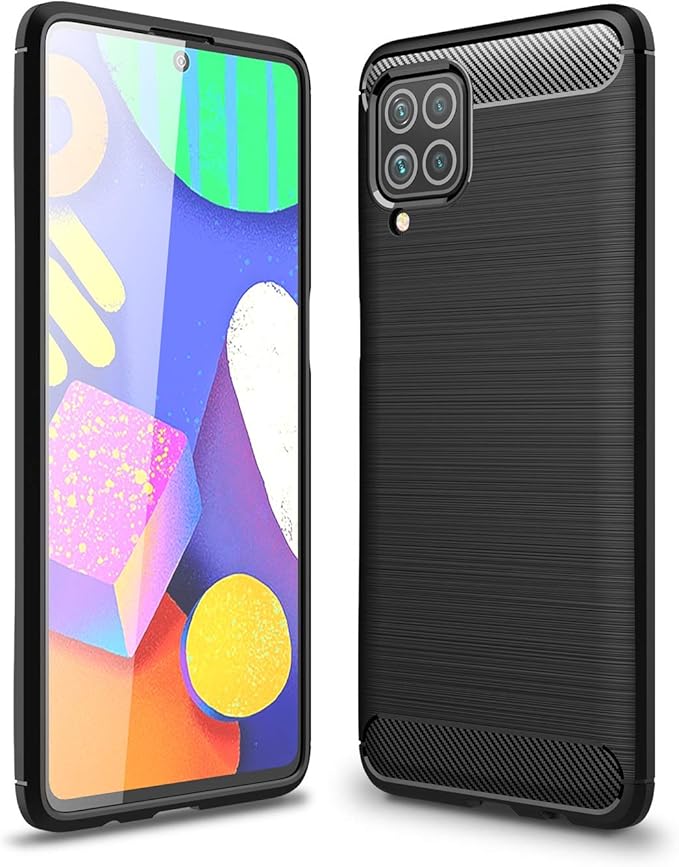 cruzerlite 碳纤维纹理设计外壳减震三星 galaxy m62 手机壳 galaxy f