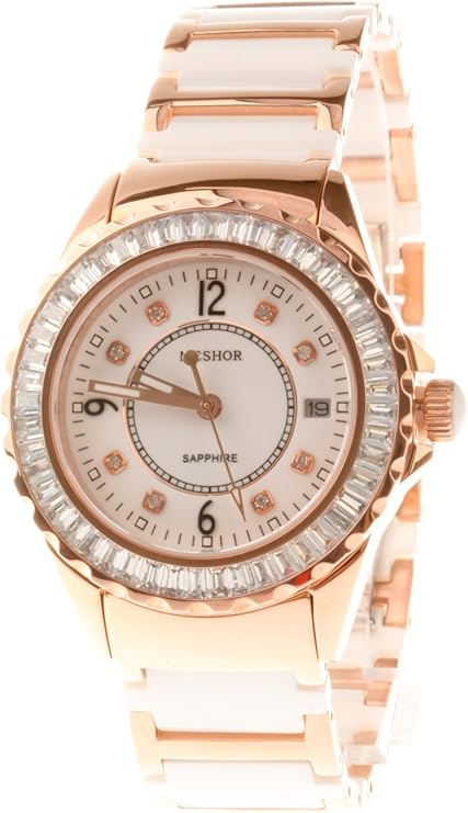 meshor名梭瑞士时尚陶瓷石英女表7006l46135