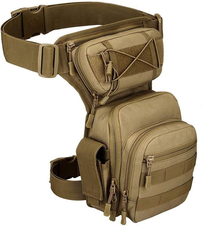 jadedragon 战术吊腿袋 多功能大腿袋 男式女式摩托车自行车腰腰腰包