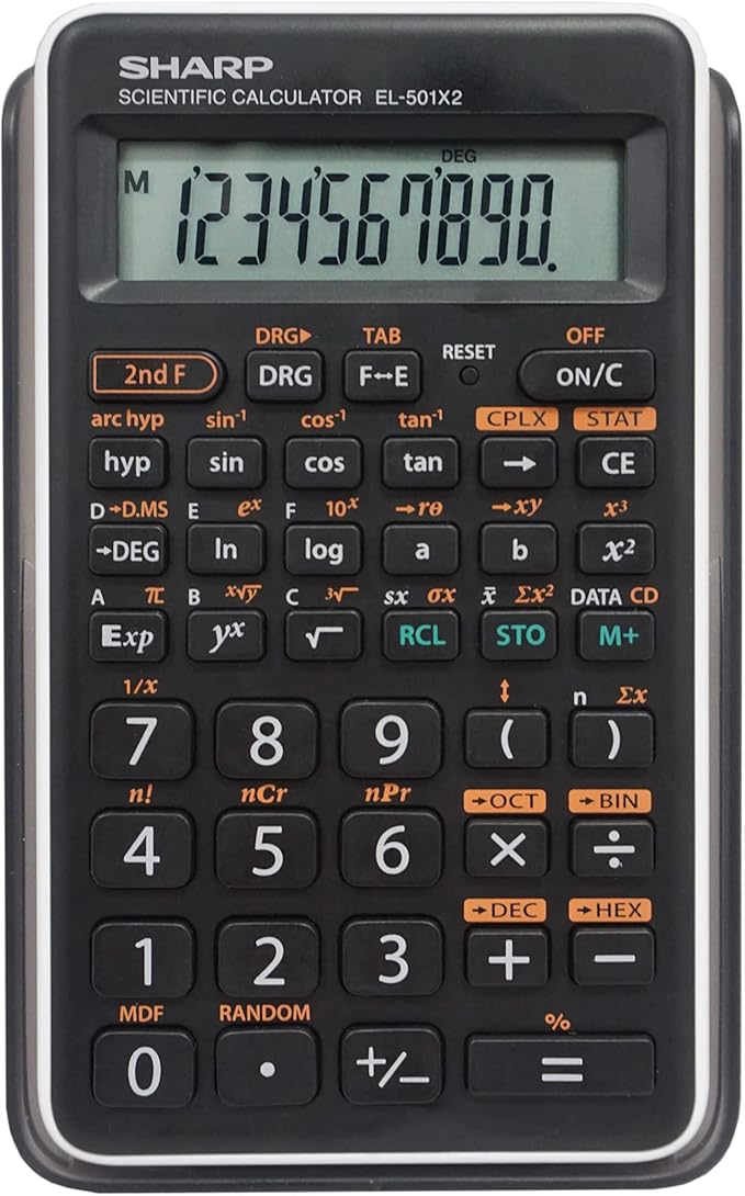 Sharp EL501X2BWH 工程\\/科学计算器