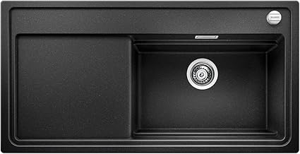Blanco 铂浪高zenar Xl 6 S Dampfgarplus 厨房水槽 Silgranit Puradur花岗岩水槽 包含玻璃切菜板 1件 无烟煤黑 Blanco 铂浪高 价格报价图片