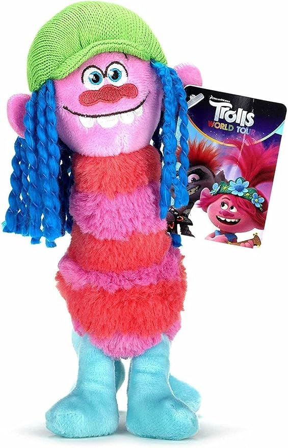魔发精灵世界巡回赛 dreamworks 柔软毛绒玩具 22cm 9 英寸 - 库珀