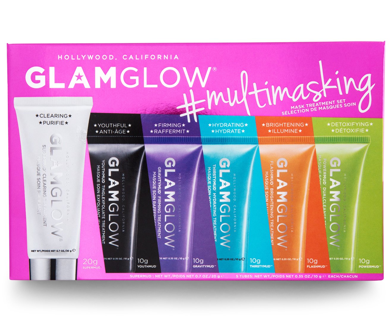 Glam Glow Multi effect Mask facial mask Travel Suit-2018 Series