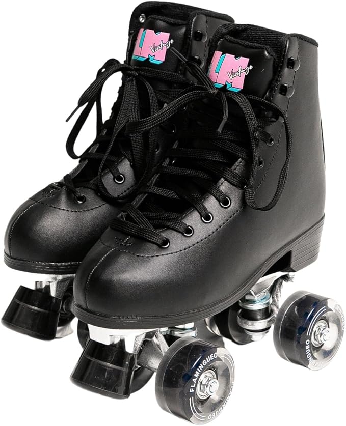 flamingueo 溜冰鞋 4 轮 - 女士 4 轮轮滑冰鞋 4 轮 女孩 轮 溜冰鞋