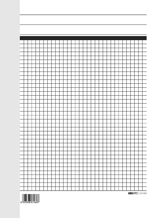 edipro - e6146-100 张可移动方格 4 孔 f.to 21x15