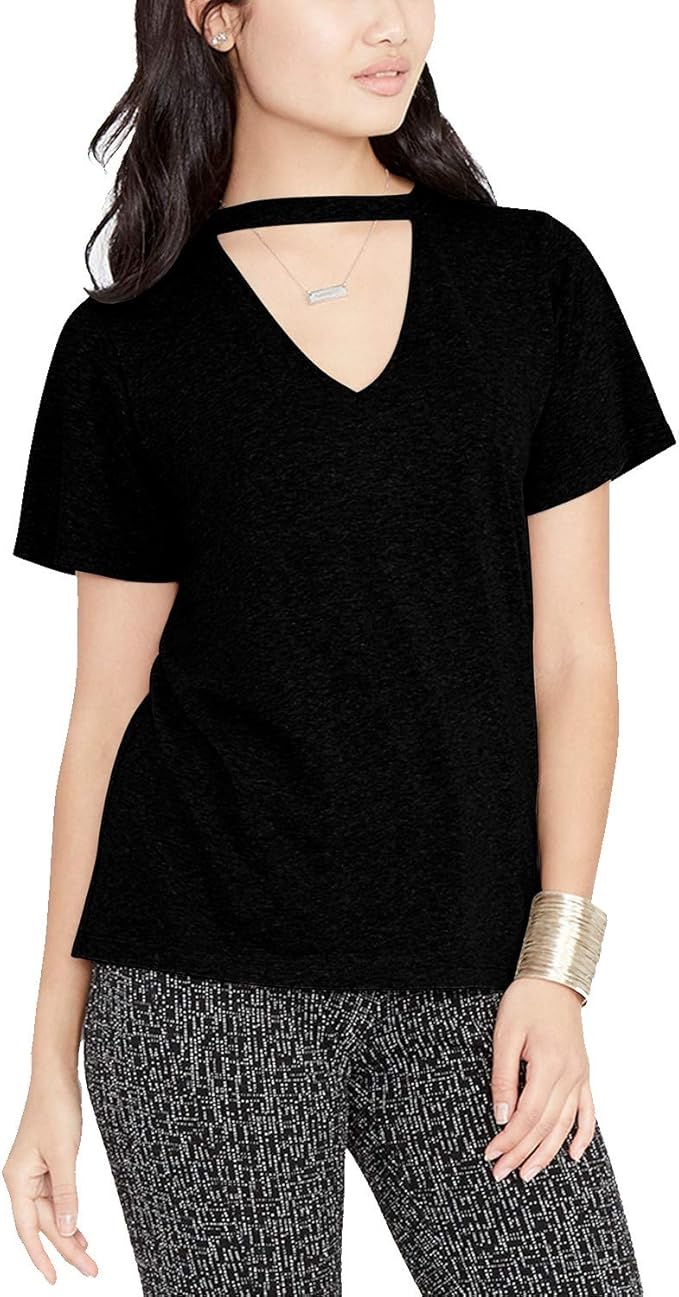 rachel roy 女式颈链束腰衬衫