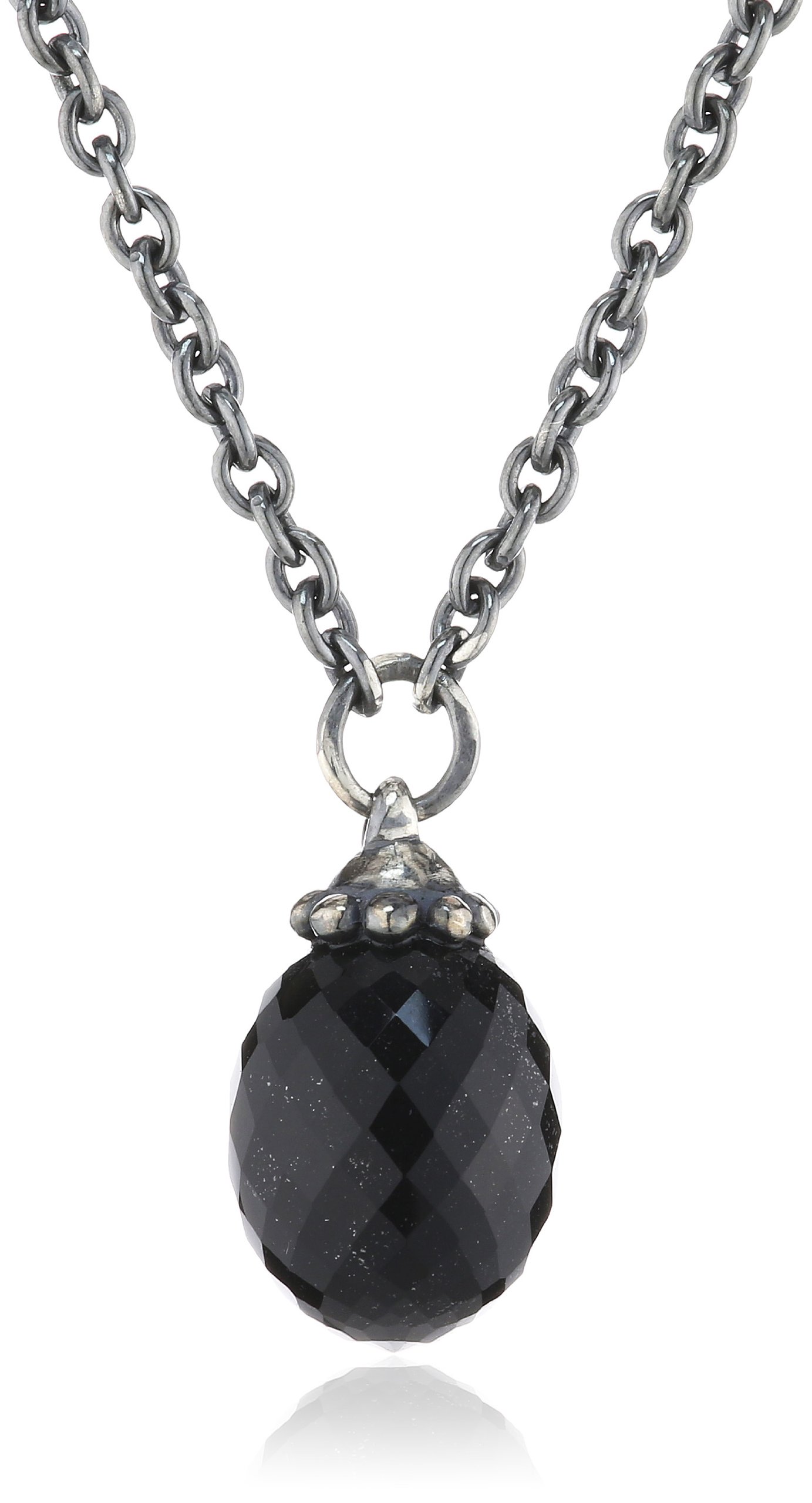 Collana Fantasia Trollbeads 925 Sterling silver necklace Multiple sizes Black Black