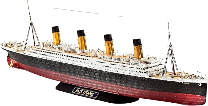 revell 模型套件 泰坦尼克号 1:700,level 4,细节复刻,05210 - 玩具