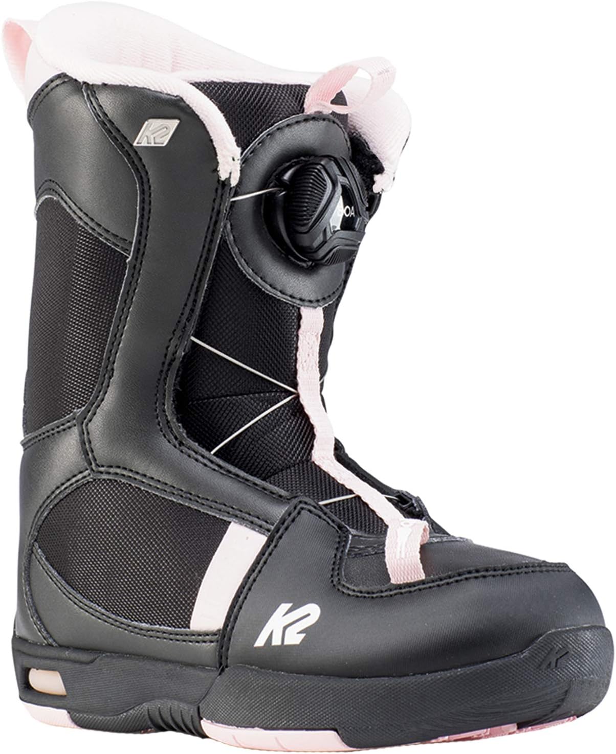 k2 lil kat 女童滑雪鞋,黑色 - 粉色,35.5 欧码