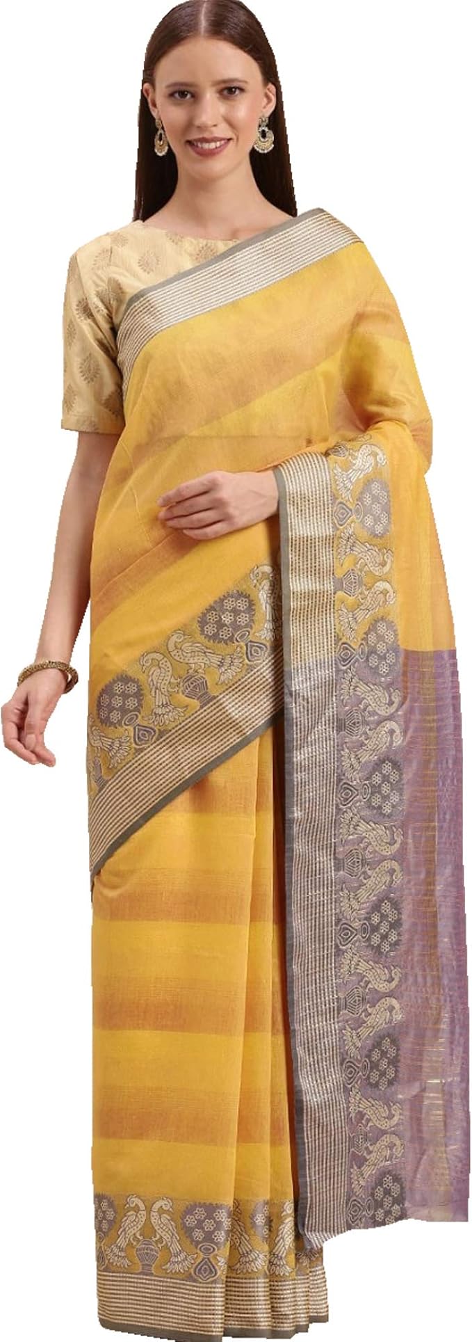 女式传统服饰设计师棉质丝绸纱丽衬衫件印度民族派对服装纱丽套装choice 1 Unstitched Stylishfashion 服饰箱包 亚马逊中国