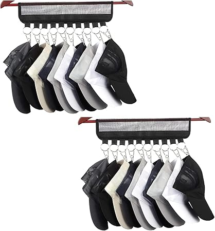 帽收纳架 2 套10 个棒球帽架 壁橱帽收纳盒 便携式存储衣柜棒球帽支架 让您的帽子比帽子架清洁 网 Fyinton 价格报价图片