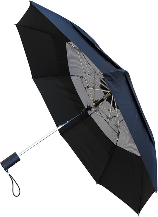 rare 2 折叠硬质钢材防风 80kph *强度通风遮阳蓬 - 自动双折叠伞
