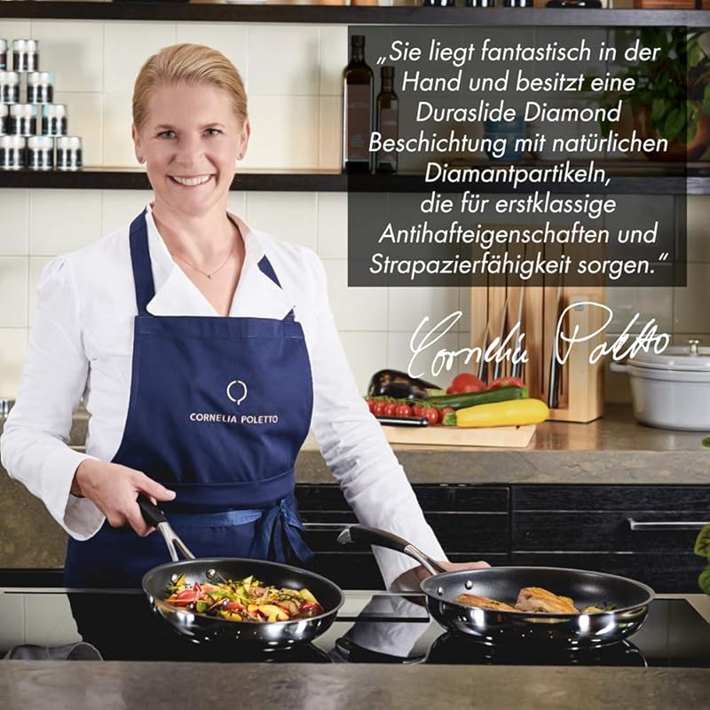 Zwilling 双立人 顶级星厨Cornelia Poletto合作款 不粘平底锅3件套（20+24+28cm） ￥735
