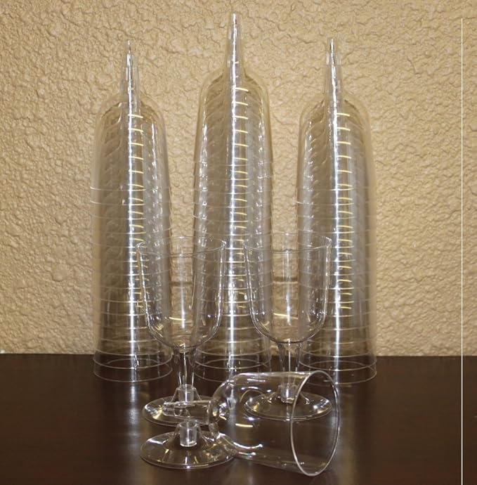 5.5 盎司酒杯 - 塑料杯(每瓶 5.5 盎司)(每盒 200 个)