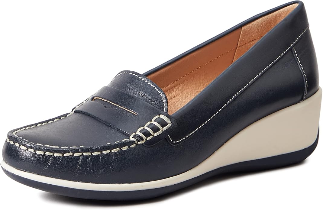 geox 健乐士 女士一脚蹬软皮鞋