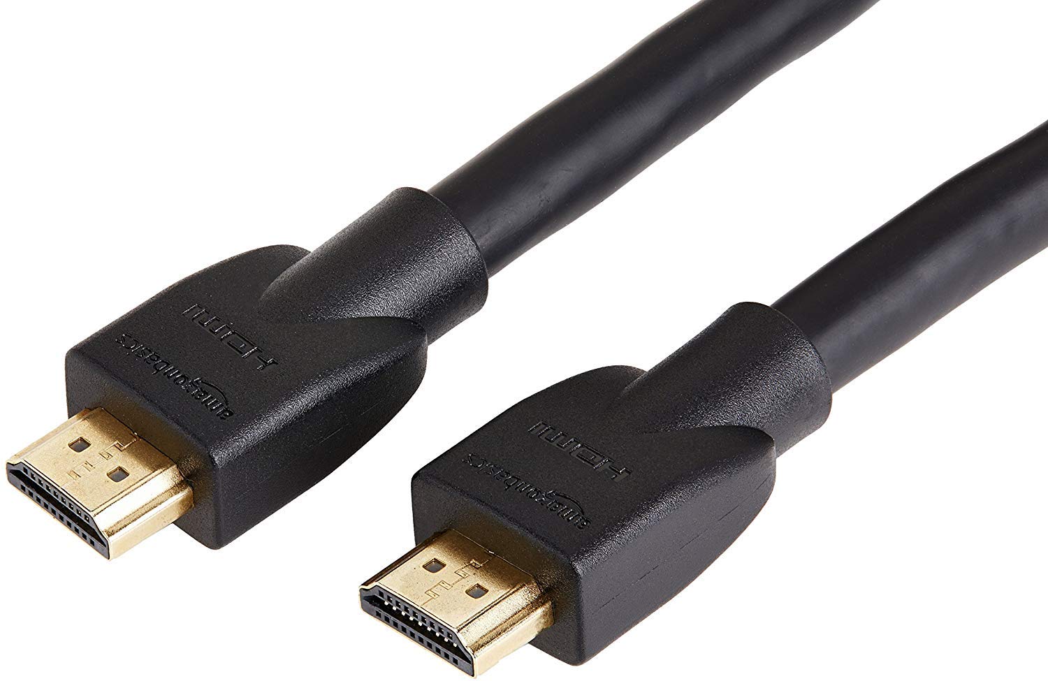 AmazonBasics High Speed HDMI cable (18 Gbps, 4K/60Hz) - 15 feet (about 4.57 meters), black