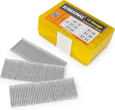 kamsin st64 14 号重型气动混凝土 t 型钉枪,1 英寸到 2-1/2 英寸 t