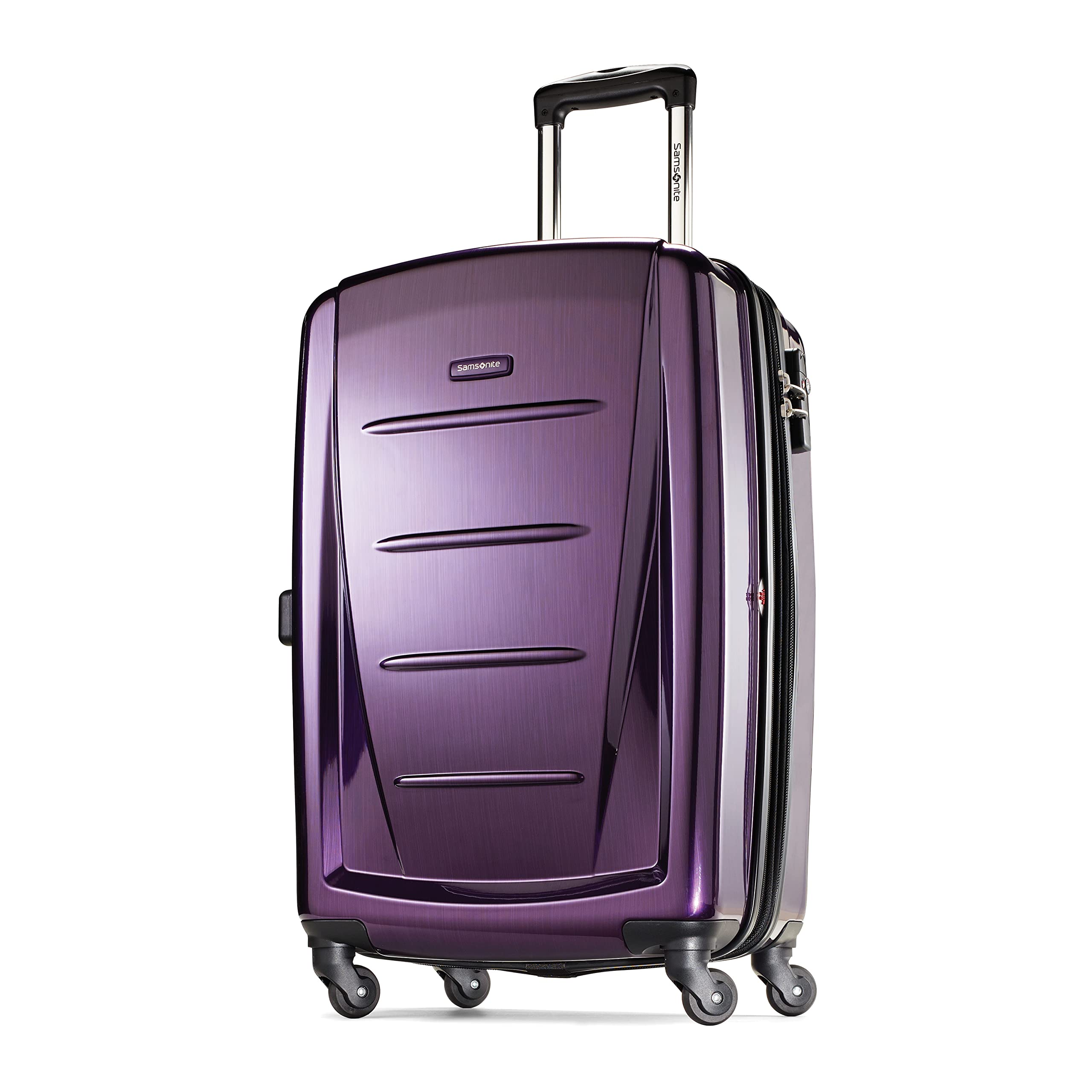 Samsonite Winfield 2 Hard case with rotating wheel, purple,Carry-on