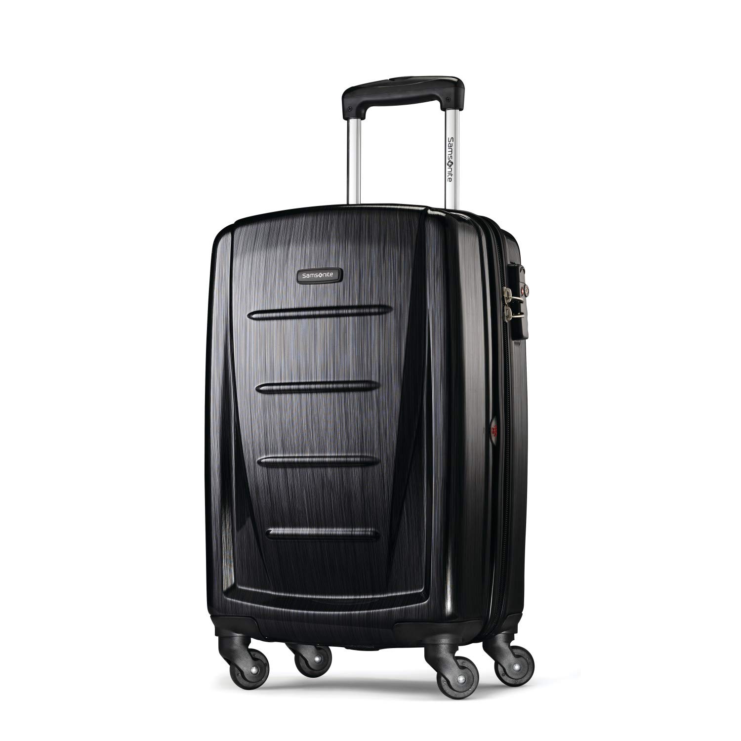 Samsonite Winfield 2 Hard case with rotating wheel,Brushed Anthracite,Carry-on