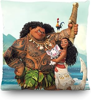 ag design disney 迪士尼 vaiana 装饰枕头,涤纶,多色,40 x 40厘米