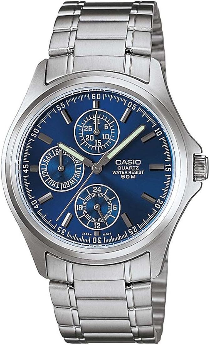 casio 卡西欧指针standard系列男表 mtp-1246d-2avdf