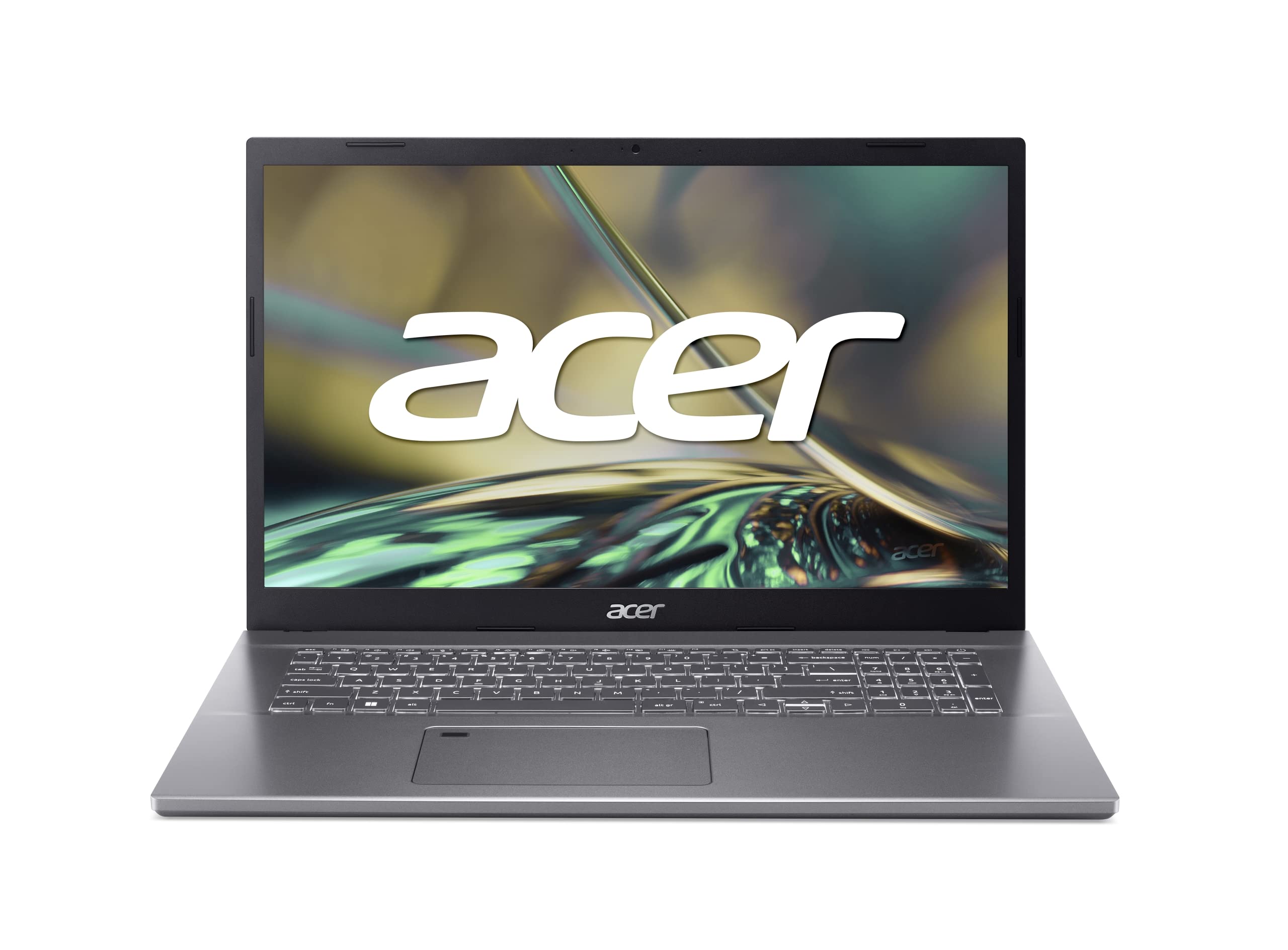 Acer Acer Aspire 5(A517-53G-75QH) Laptop 17-inch Windows 11 Home Laptop - Full HD IPS display Intel Core i7-1260P 16GB DDR4 RAM 1TB SDD NVIDIA Geforce RTX 2050 - 4GB GDDR6  QWERTZ