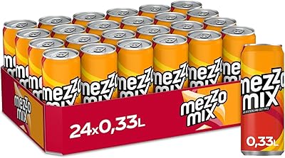 mezzo 橙汁混合汽水, 24个 片 (24 x 330 ml)