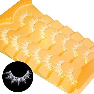 alphonse 白色睫毛 spiky manga 动漫睫毛 角色扮演 白色 3d 假睫毛