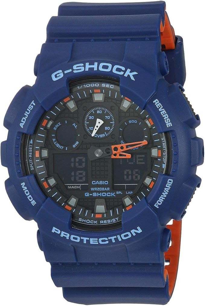 casio 卡西欧 男式 g shock 石英手表树脂表带,多色,28.